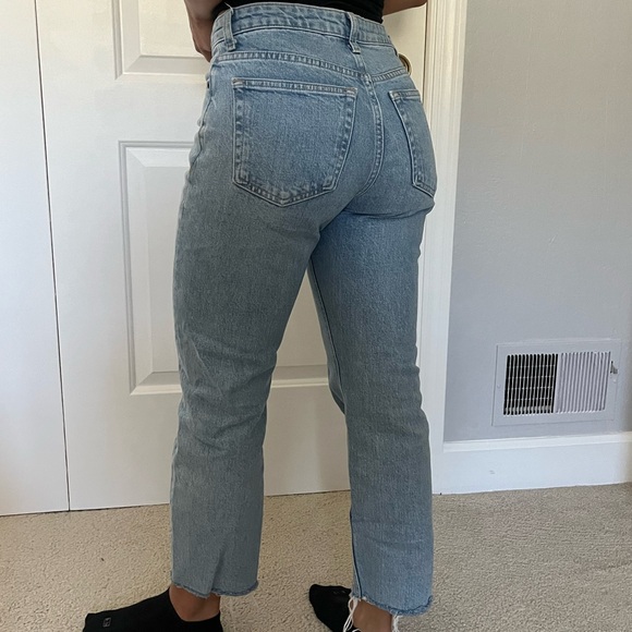 Topshop Crop Straight Leg Jeans - Picture 2 of 6